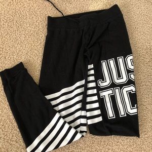 Black Justice Joggers